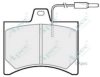 PEUGE 424837 Brake Pad Set, disc brake
